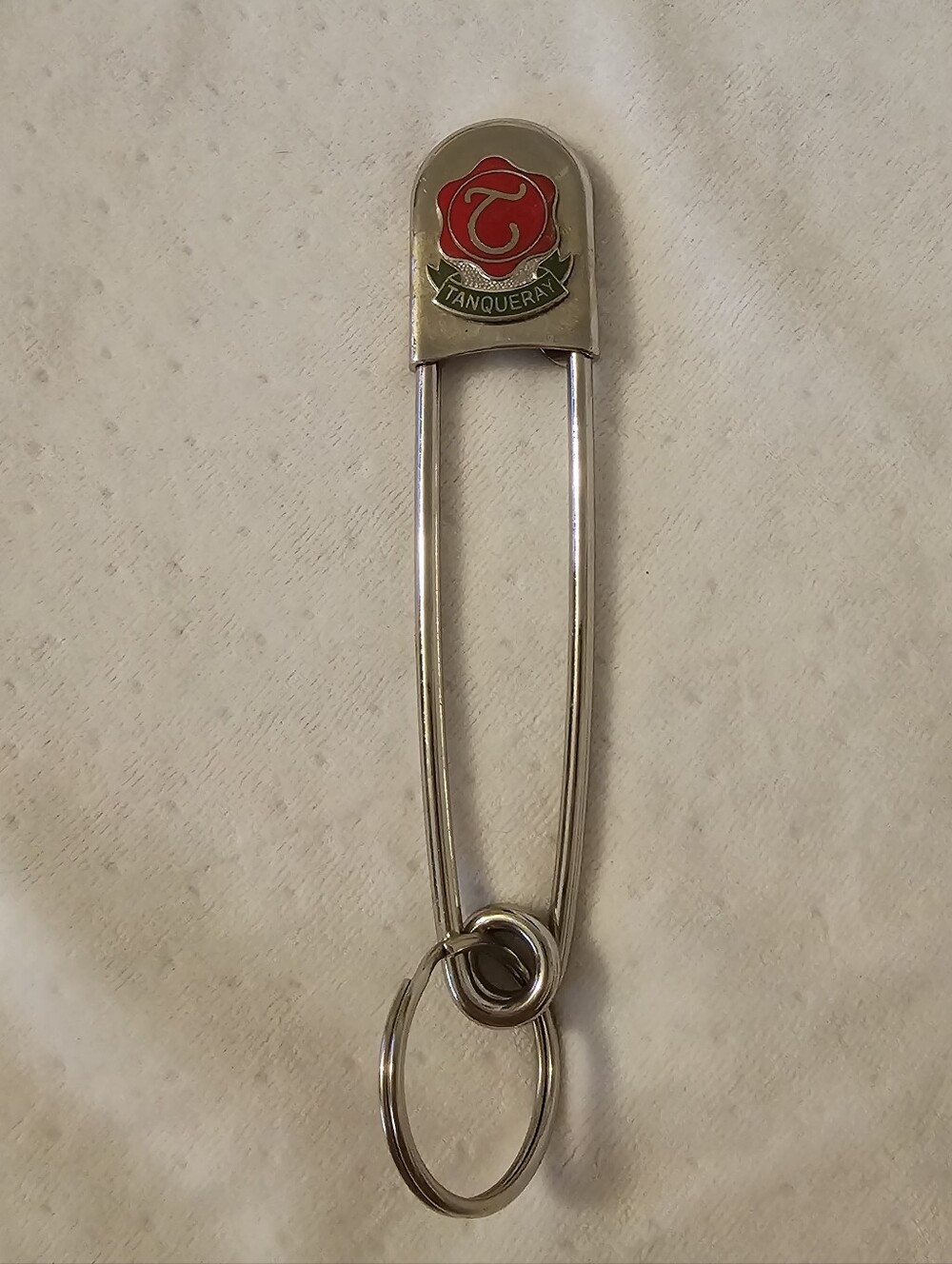 Vintage Tanqueray Pin Keychain